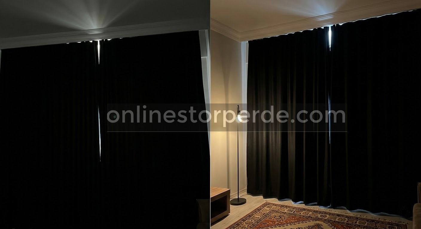 siyah tam karartma blackout fon perde | işik geçirmez